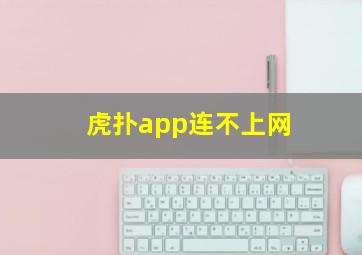 虎扑app连不上网