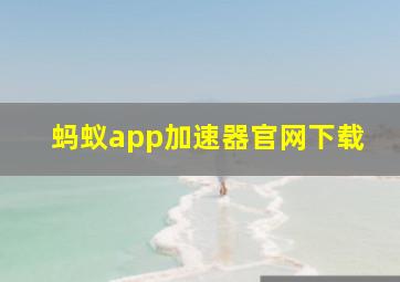 蚂蚁app加速器官网下载