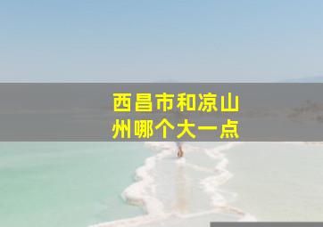 西昌市和凉山州哪个大一点