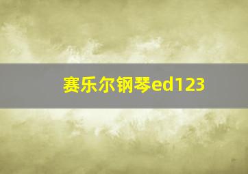 赛乐尔钢琴ed123