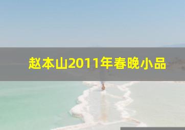 赵本山2011年春晚小品