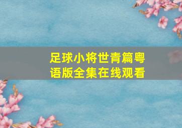 足球小将世青篇粤语版全集在线观看