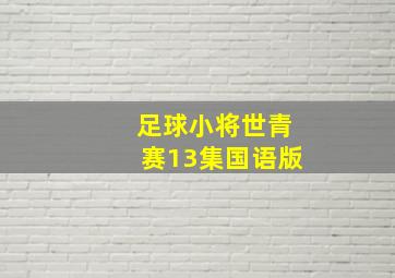 足球小将世青赛13集国语版