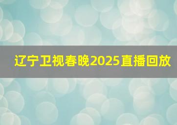 辽宁卫视春晚2025直播回放