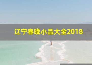 辽宁春晚小品大全2018