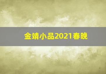 金靖小品2021春晚