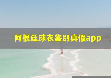 阿根廷球衣鉴别真假app