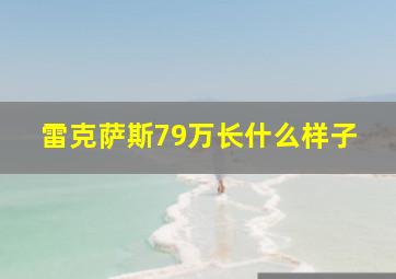 雷克萨斯79万长什么样子