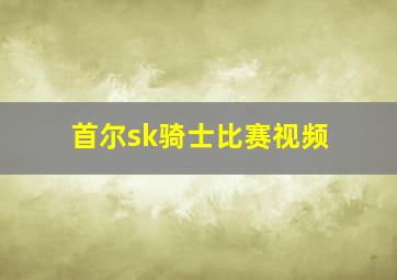 首尔sk骑士比赛视频