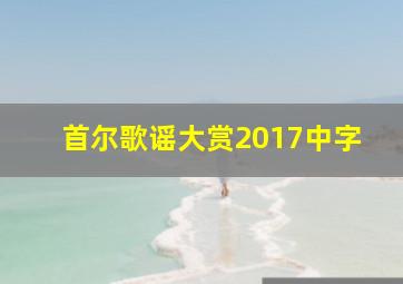 首尔歌谣大赏2017中字