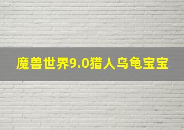 魔兽世界9.0猎人乌龟宝宝