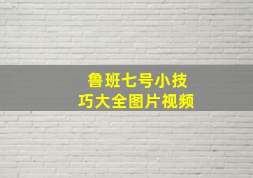 鲁班七号小技巧大全图片视频