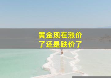 黄金现在涨价了还是跌价了